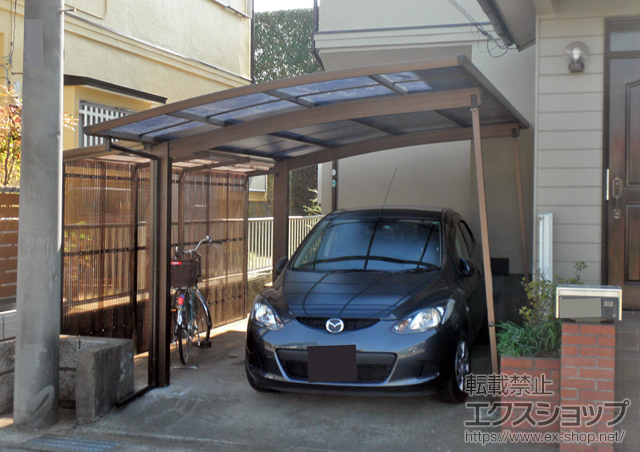 千葉県流山市ののカーポート プレシオスポート 積雪〜20cm対応 施工例