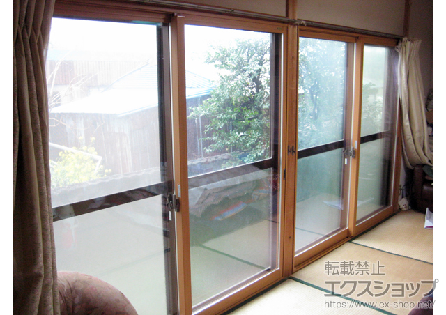 長崎県南島原市のの二重窓（内窓） インプラス ダストバリア仕様 引違い窓 2枚建 施工例