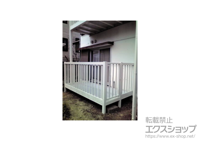 神奈川県海老名市のLIXIL リクシル（トステム）の ガーデンステージ 庭置き式 単体 施工例