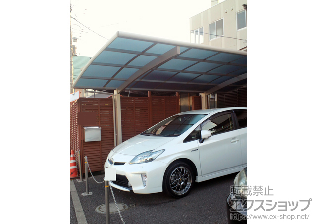 神奈川県横浜市ののカーポート プレシオスポート 積雪〜20cm対応 施工例