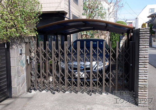 神奈川県大和市ののカーポート レイナワンポート 積雪〜20cm対応＋サイドパネル51用・標準51-10 施工例