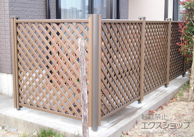 山口県宇部市ののフェンス・柵 ステイウッドフェンスM2型 施工例