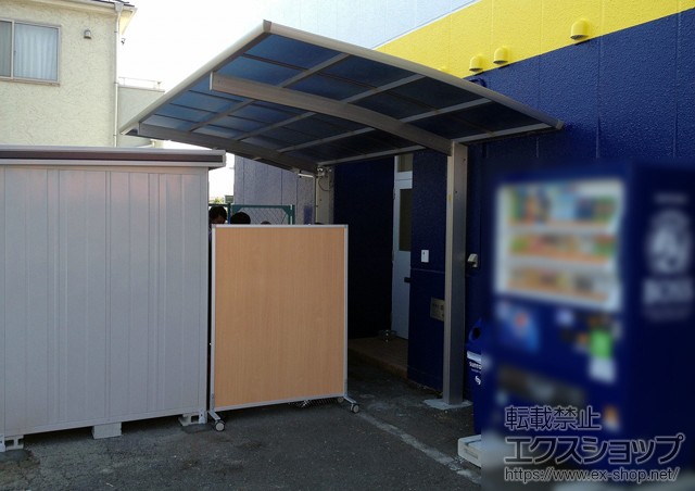 東京都小平市ののカーポート プレシオスポート 積雪〜20cm対応 施工例