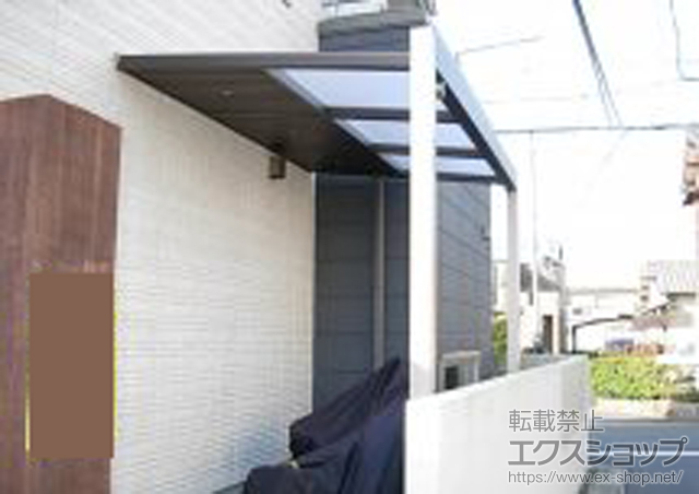 愛知県豊田市ののテラス屋根 Gルーフ テラスタイプ マテリアルカラー 積雪〜20cm対応 施工例