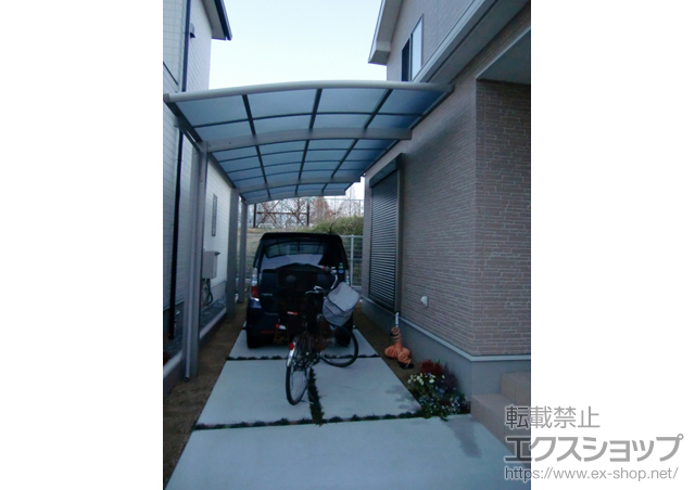 大阪府堺市ののカーポート レイナポート 延長 積雪〜20cm対応 施工例