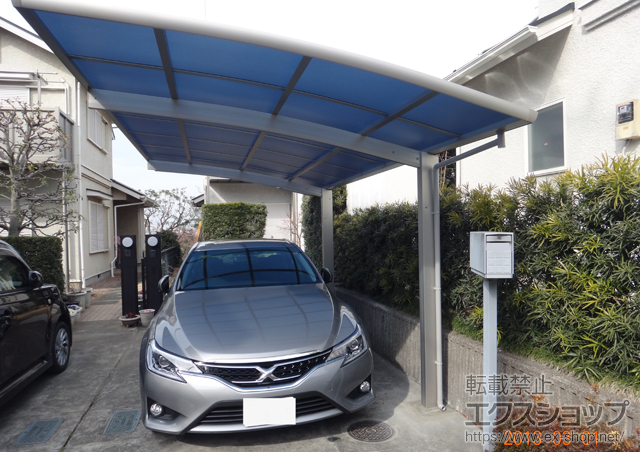 東京都八王子市ののカーポート レイナポート 積雪〜20cm対応 施工例