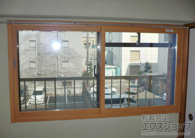 大阪府大阪市のの二重窓（内窓） インプラス ダストバリア仕様 引違い窓 2枚建 施工例