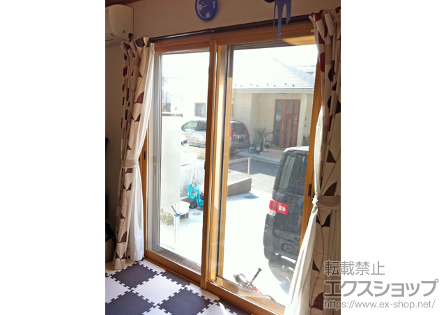 東京都西多摩郡日の出町のの二重窓（内窓） インプラス ダストバリア仕様 引違い窓 2枚建 施工例