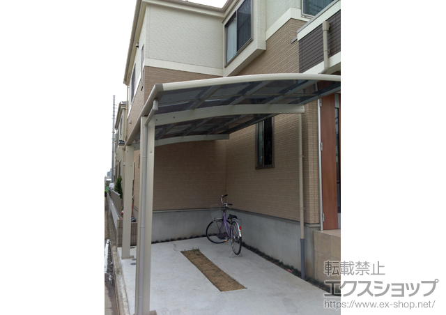 東京都葛飾区ののカーポート プレシオスポート 積雪〜20cm対応 施工例