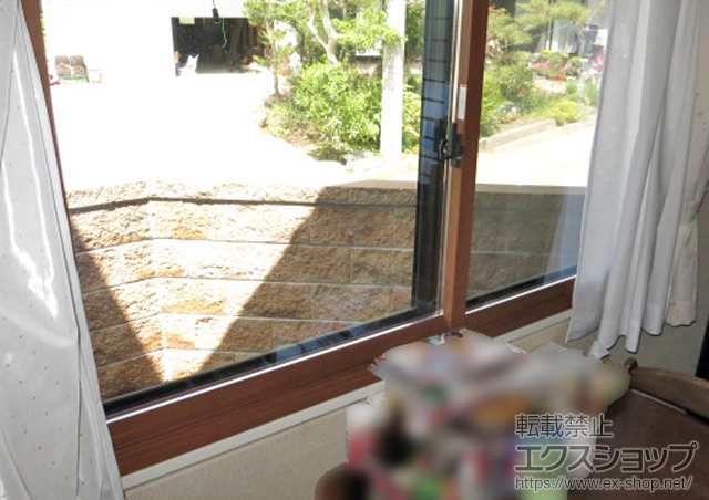 兵庫県佐用郡佐用町のの二重窓（内窓） インプラス ダストバリア仕様 引違い窓　2枚建て 施工例