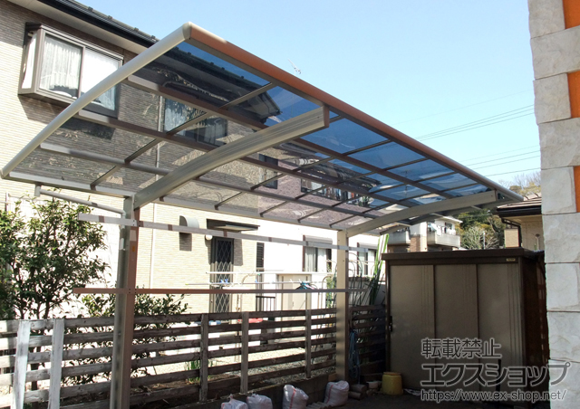 茨城県つくばみらい市ののカーポート レイナポート 積雪〜20cm対応 施工例