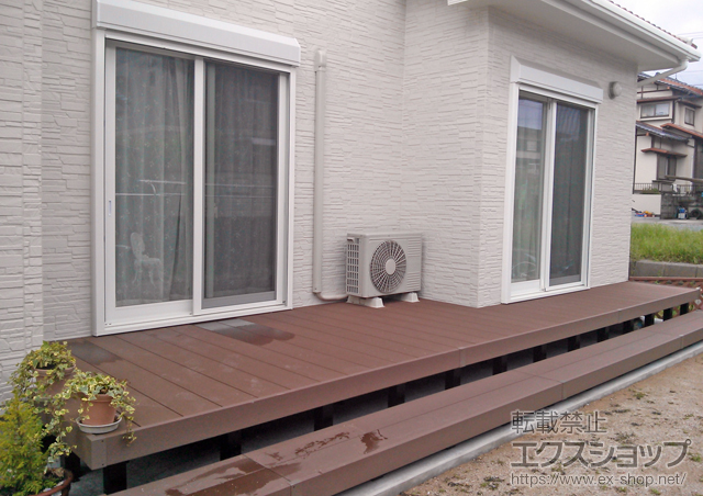 福岡県太宰府市ののウッドデッキ リウッドデッキ 200 施工例