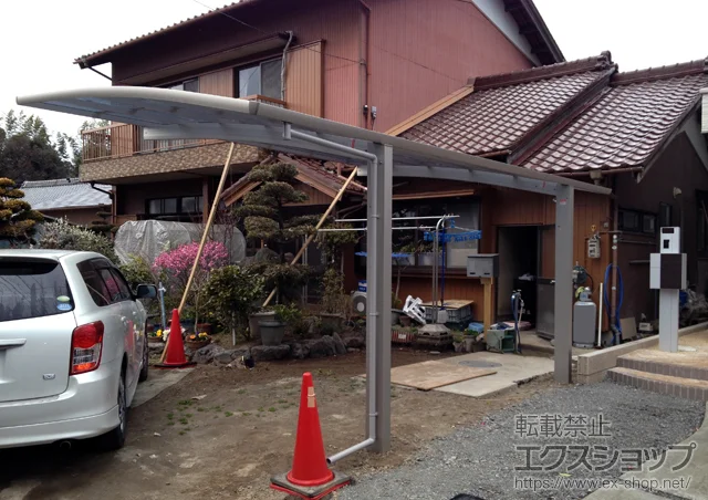 愛知県一宮市のYKKAPのカーポート レイナポート 積雪～20cm対応 施工例