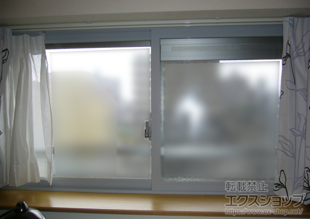 福岡県北九州市のの二重窓（内窓） インプラス ダストバリア仕様 引違い窓 2枚建 施工例