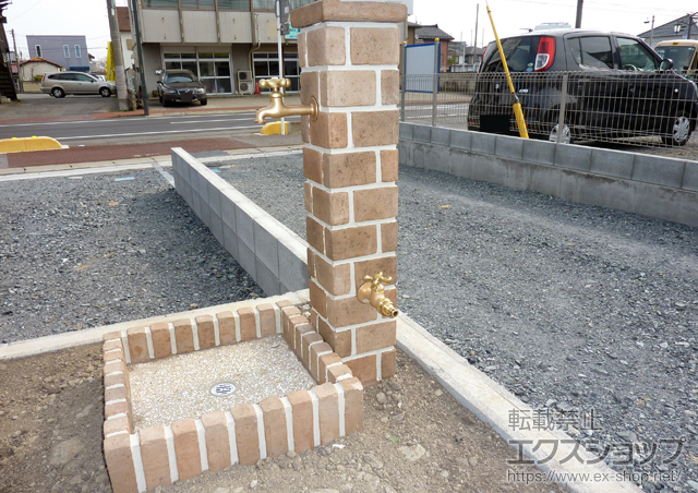 群馬県高崎市のの立水栓・ガーデンシンク ネオキャスティ #02 施工例