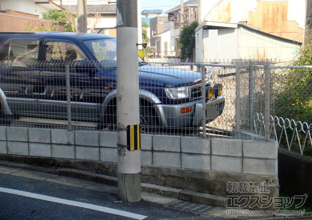 福岡県北九州市ののフェンス・柵 メッシュフェンス G10-R 施工例