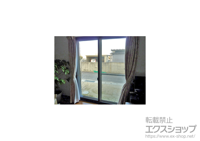 愛媛県西条市のの二重窓（内窓） インプラス ダストバリア仕様 引違い窓 2枚建 間仕切り下枠仕様 施工例