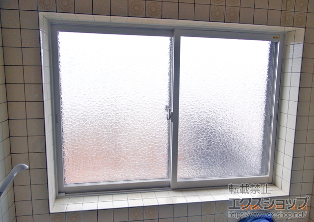 長野県大町市のの二重窓（内窓） インプラス（ダストバリア） 引違い窓（浴室仕様）2枚建 施工例