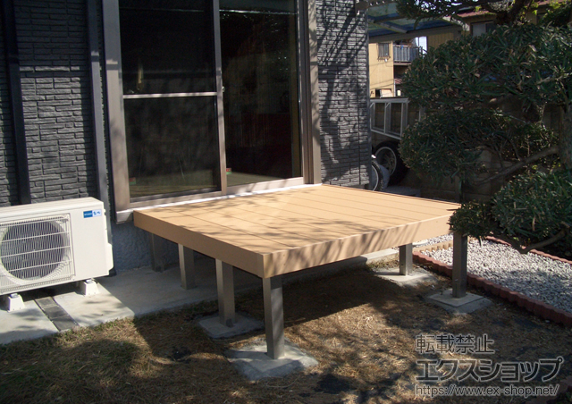 埼玉県所沢市ののウッドデッキ リウッドデッキ 200 施工例