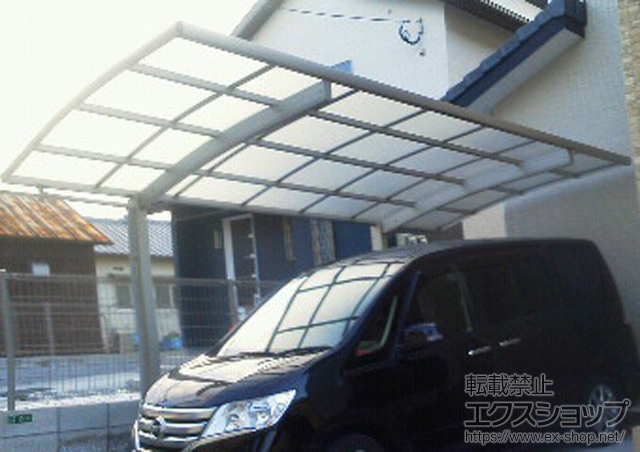 福岡県北九州市ののカーポート レイナポート 積雪〜20cm対応 施工例