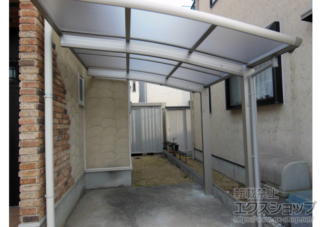 兵庫県姫路市ののサイクルポート・駐輪場 レイナポート ミニ 単体 積雪〜20cm対応 施工例