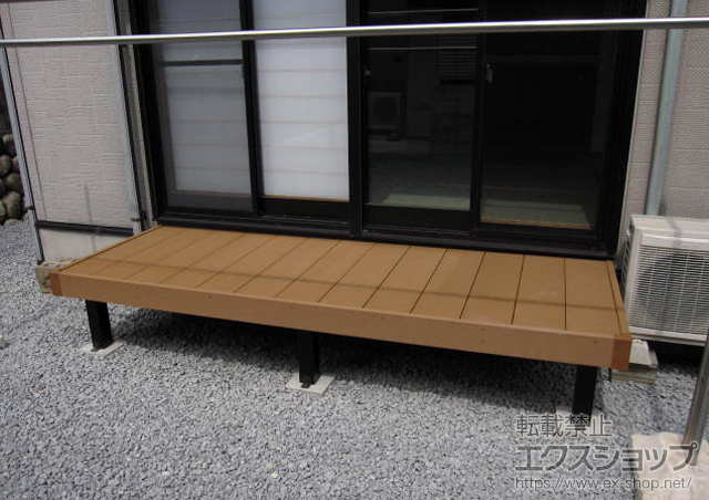 三重県四日市市ののウッドデッキ リウッドデッキ 200 施工例