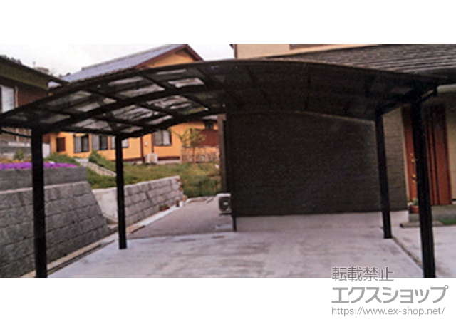 佐賀県伊万里市ののカーポート プレシオスポート ワイド 積雪〜20cm対応 施工例