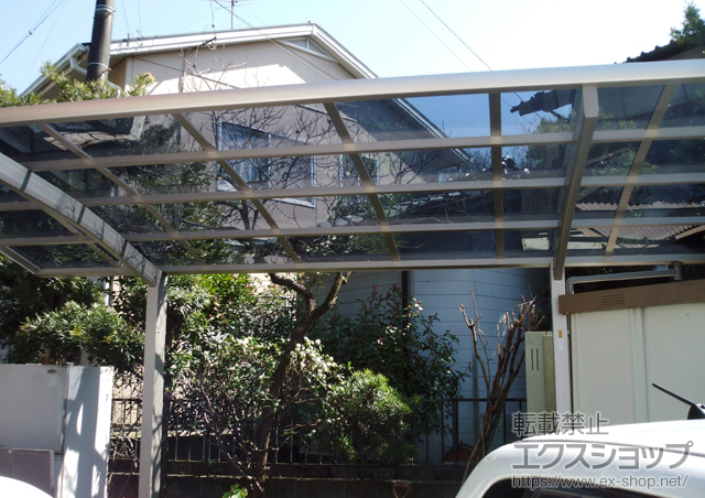 熊本県熊本市ののカーポート プレシオスポート 積雪〜20cm対応 施工例