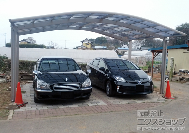 群馬県邑楽郡明和町ののカーポート レイナツインポート 積雪〜20cm対応 施工例