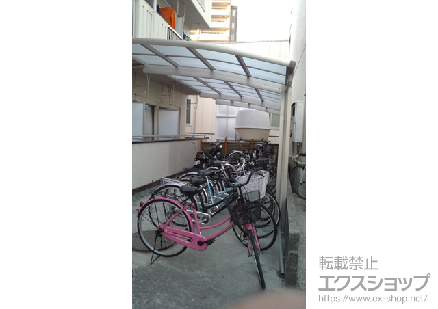 岡山県岡山市ののカーポート レイナポート 延長 積雪〜20cm対応 施工例