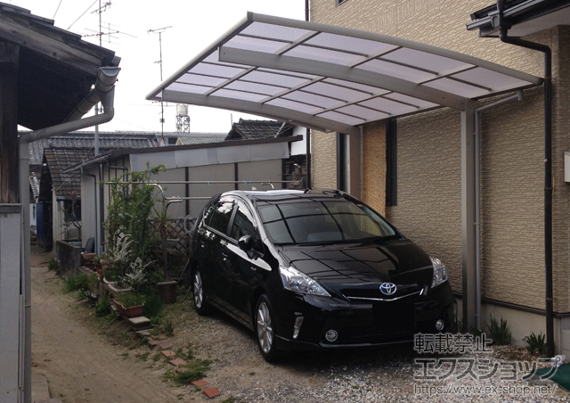 愛媛県松山市ののカーポート プレシオスポート 積雪〜20cm対応 施工例