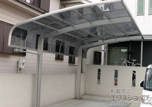 東京都国分寺市ののカーポート レイナキャップポート 積雪〜20cm対応 施工例