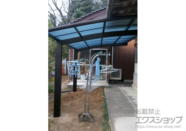 島根県松江市ののカーポート レイナポート 積雪〜20cm対応 施工例