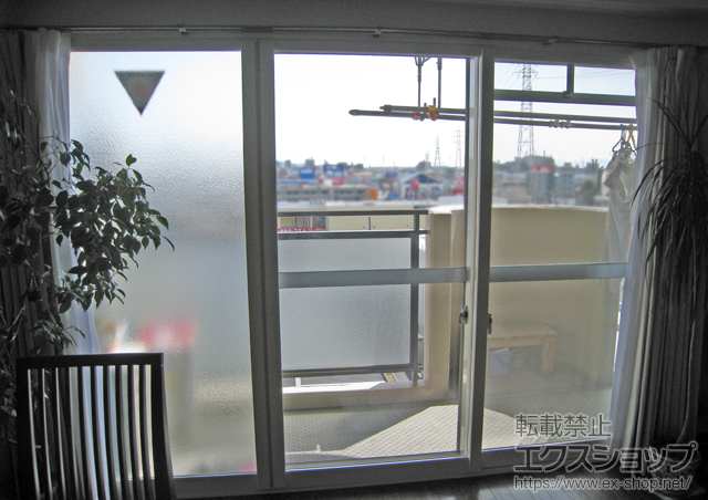 愛知県岡崎市のの二重窓（内窓） インプラス ダストバリア仕様 引違い窓 3枚建 施工例