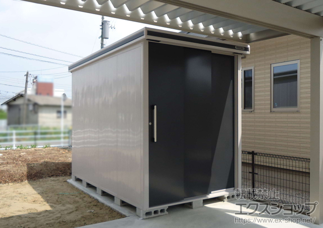 佐賀県佐賀市の物置 屋外倉庫 テラス屋根 カーポート施工例