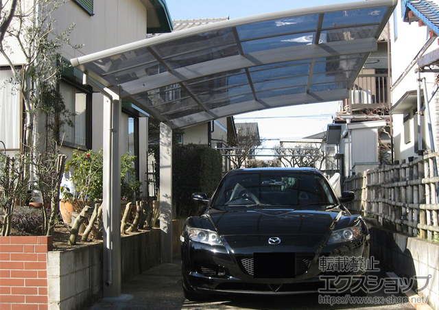 千葉県千葉市ののカーポート プレシオスポート 積雪〜20cm対応 施工例