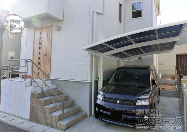 東京都久留米市ののカーポート レイナポート 積雪〜20cm対応 施工例