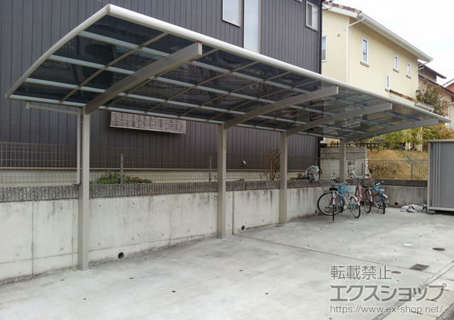 兵庫県神戸市ののカーポート プレシオスポート 縦連棟 積雪〜20cm対応 施工例