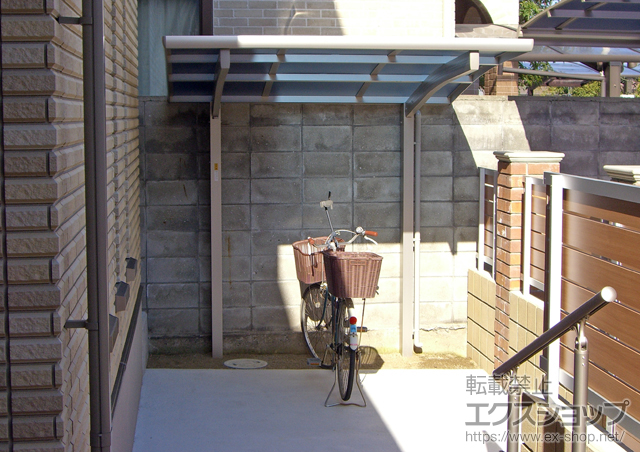 兵庫県西宮市ののサイクルポート・駐輪場 レイナポート ミニ 基本セット 積雪〜20cm対応 施工例