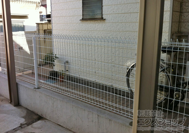 東京都新宿区ののフェンス・柵 メッシュフェンス G10-R 施工例