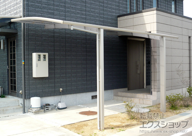 兵庫県洲本市ののカーポート レイナポート 積雪〜20cm対応 施工例