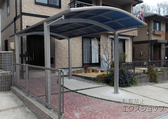 愛知県犬山市ののカーポート レイナワンポート 積雪〜20cm対応 施工例