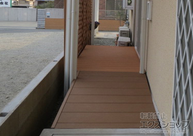 兵庫県明石市ののウッドデッキ リウッドデッキ200 施工例