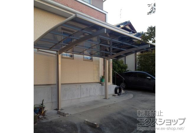 長崎県佐世保市ののカーポート レイナポート 積雪〜20cm対応 施工例