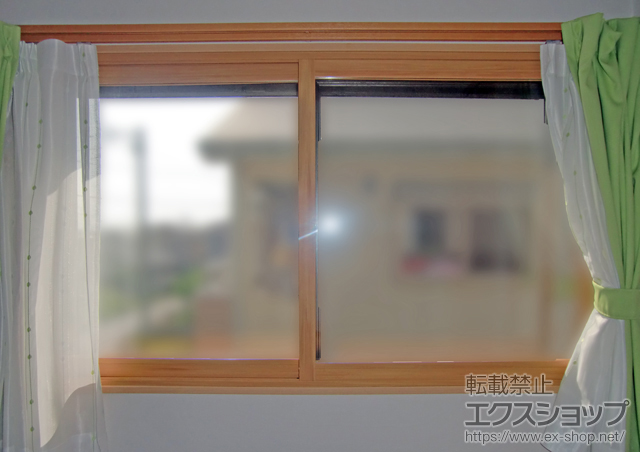 鹿児島県鹿児島市のの二重窓（内窓） インプラス ダストバリア仕様 引違い窓 2枚建 施工例