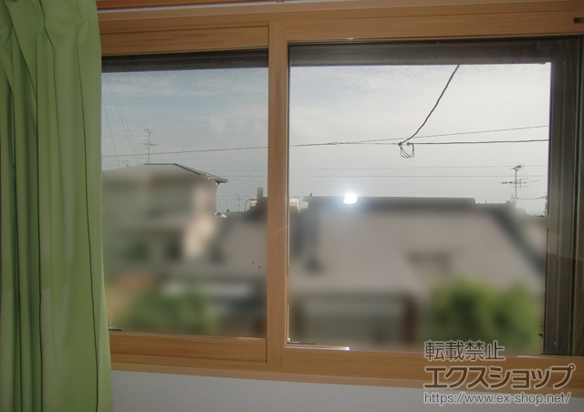 鹿児島県鹿児島市のの二重窓（内窓） インプラス ダストバリア仕様 引違い窓 2枚建 施工例