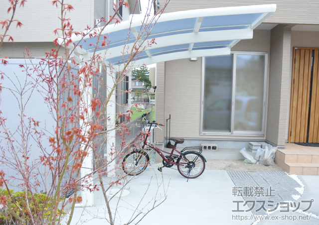 宮城県仙台市ののサイクルポート・駐輪場 レイナポート ミニ 積雪〜20?対応 施工例