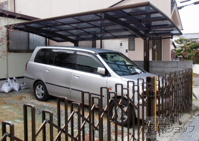 兵庫県明石市ののカーポート プレシオスポート 積雪〜20cm対応 施工例