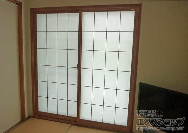 奈良県五條市のの二重窓（内窓） インプラス ダストバリア仕様 引違い窓 2枚建 施工例