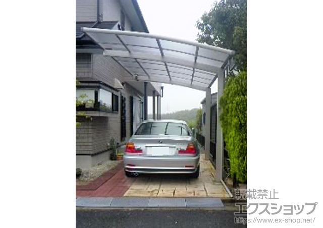 奈良県生駒市ののカーポート レイナポート 積雪〜20cm対応 施工例